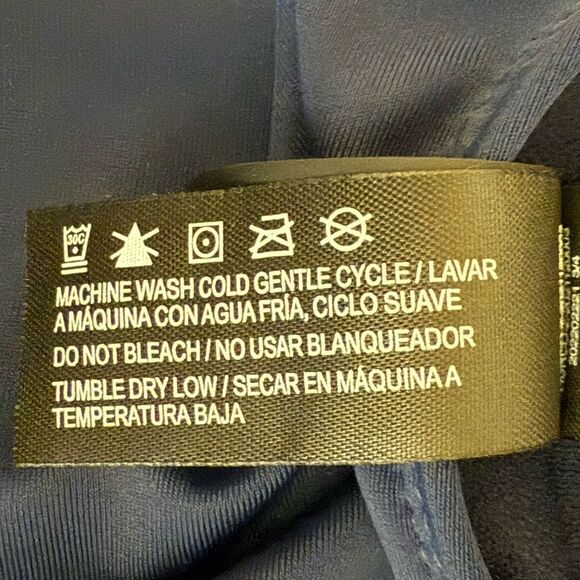 Hurley - One Piece Navy Blue Nylon Swimsuit Cross Back - size XL - Picture 7 of 10